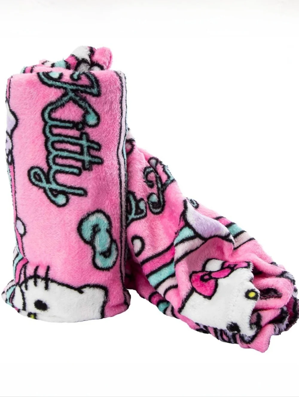 Sanrio Hello Kitty Sweet as Sugar Silk Touch Throw Blanket Pink